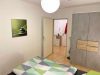 Achtung! Charmante 2-Zimmer-Wohnung mit Balkon und Tiefgaragenstellplatz in Weiden - Schlafzimmer